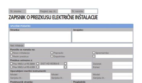 Pregledna poročila za vse vrste objektov